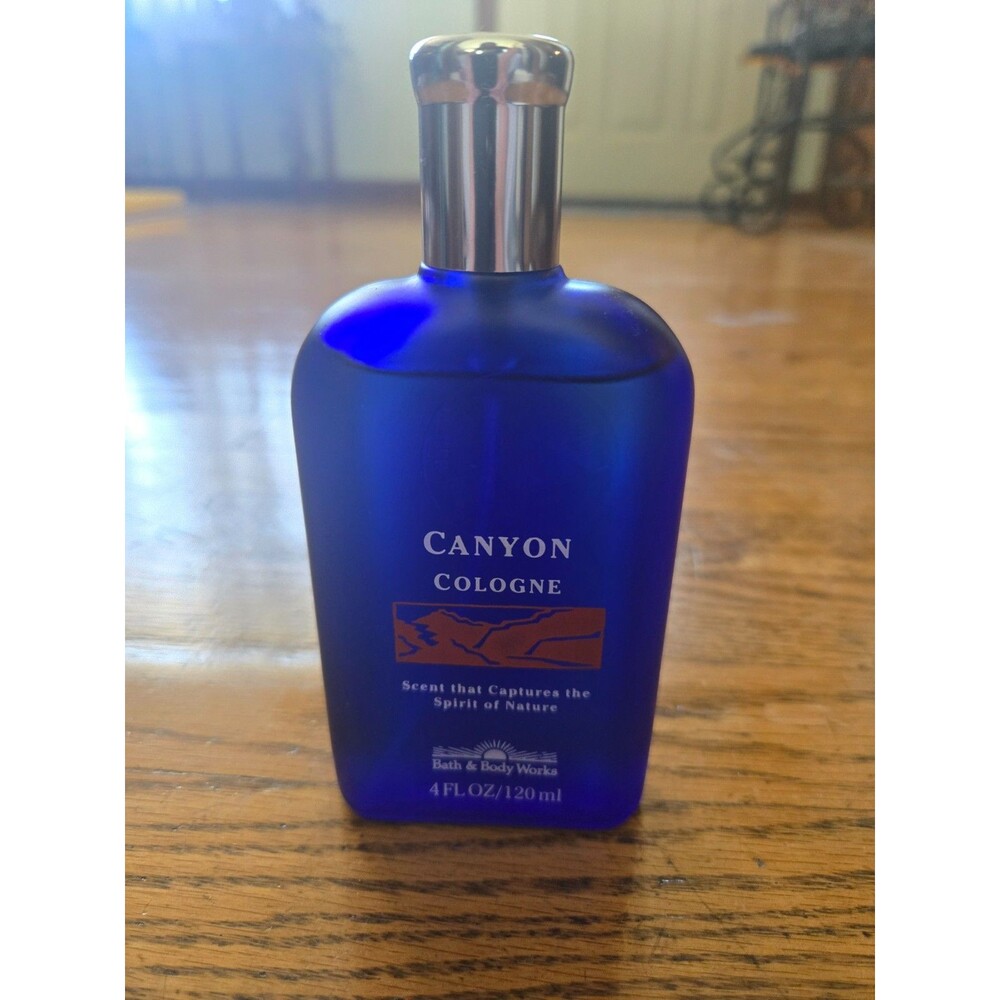 Vintage Canyon Cologne Spray Men Bath & Body Works 4 oz Bottle Collectible